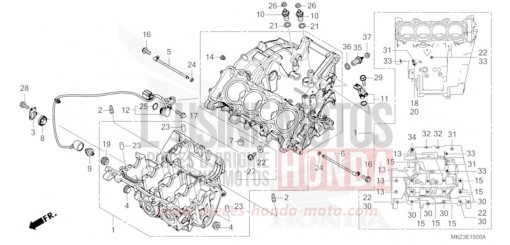 CARTER MOTEUR CBR600R3R de 2024